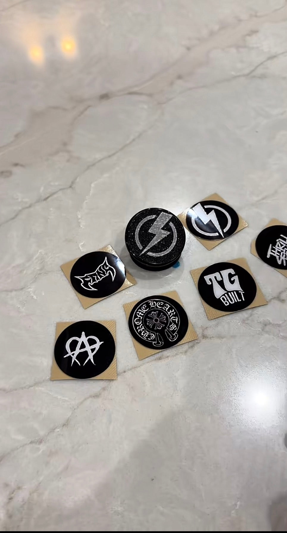 Spinning Pop Socket With Decal